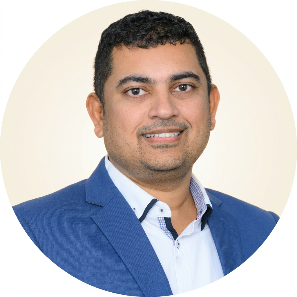 Portrait of Eby Mathew, Chief Vision Planner of the AURA Alliance